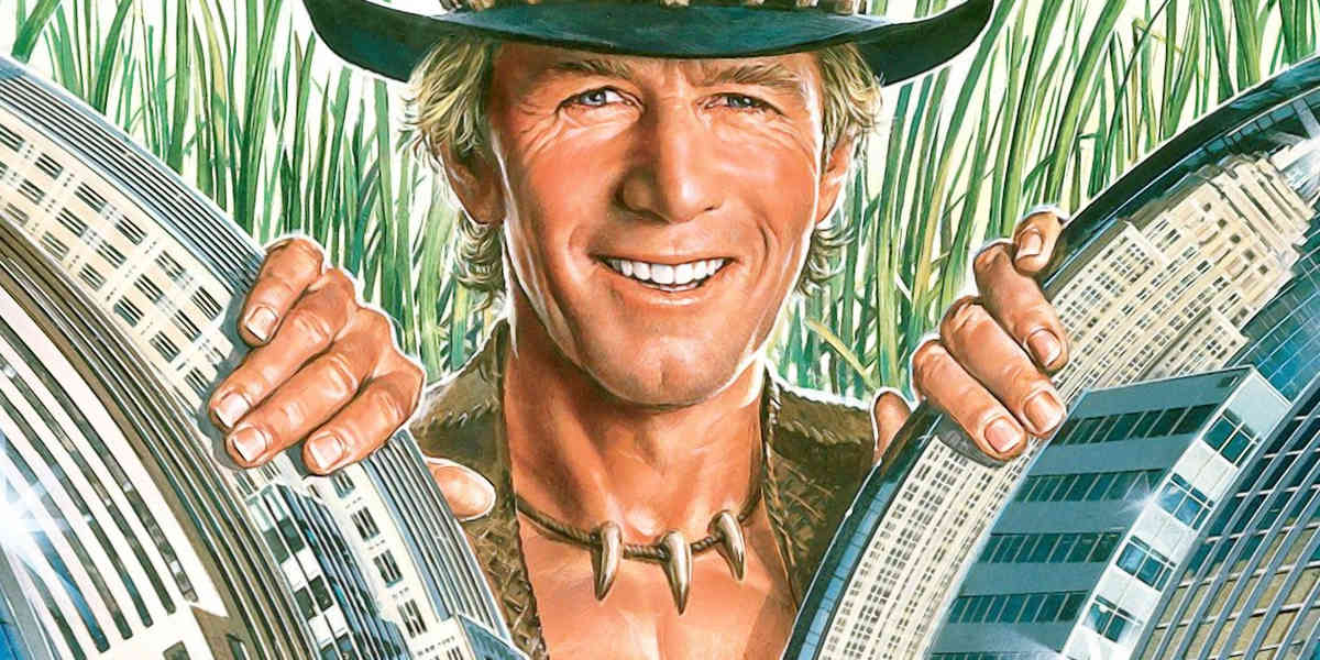 Buschmesser und Krimsekt mit Sue Charlton: Crocodile Dundee (1986)