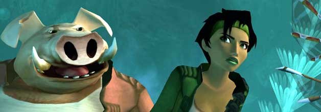 Fragt nicht nach den Verwandtschaftsverhältnissen: Jade und ihr Onkel Pey'j sind die Stars in Ubisofts Beyond Good and Evil.